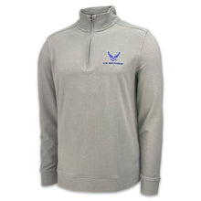 Load image into Gallery viewer, Air Force Subtle 1/4 Zip Pullover (Grey)