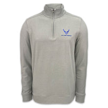 Load image into Gallery viewer, Air Force Subtle 1/4 Zip Pullover (Grey)