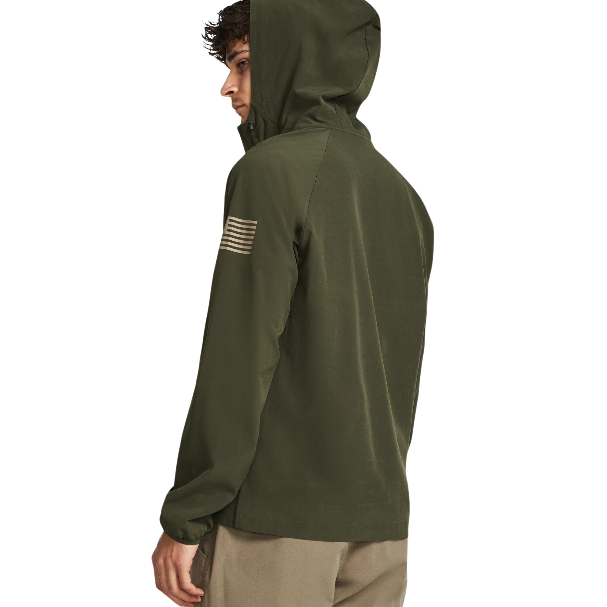 Under Armour Freedom Windbreaker Jacket (OD Green)