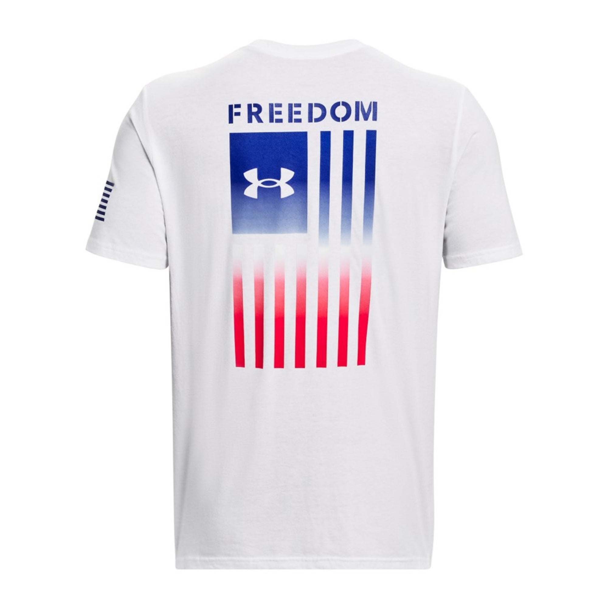 Under Armour Freedom Flag Gradient T-Shirt (White)