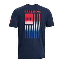 Load image into Gallery viewer, Under Armour Freedom Flag Gradient T-Shirt (Navy)