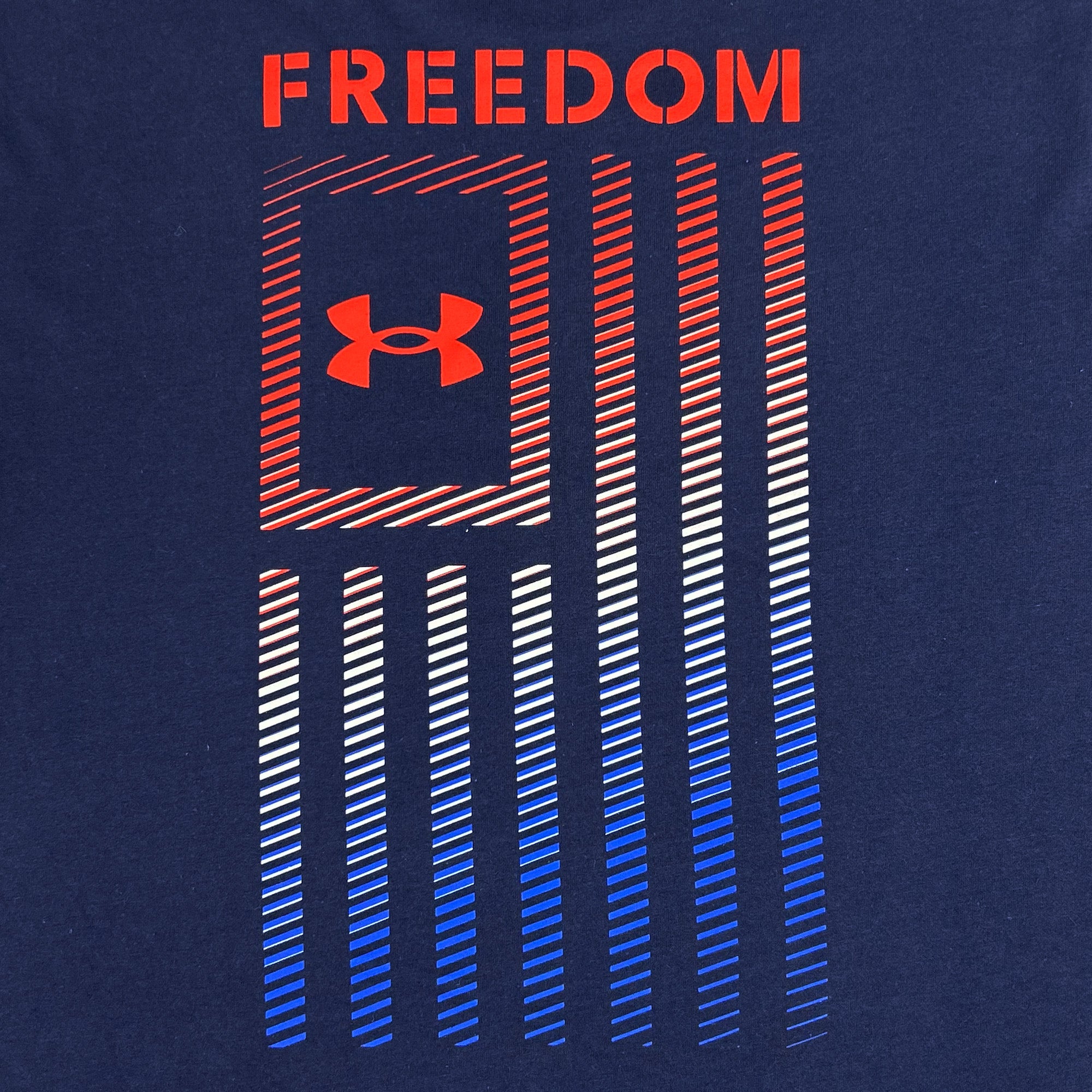 Under Armour Freedom Flag Gradient T-Shirt (Navy)