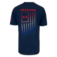 Load image into Gallery viewer, Under Armour Freedom Flag Gradient T-Shirt (Navy)