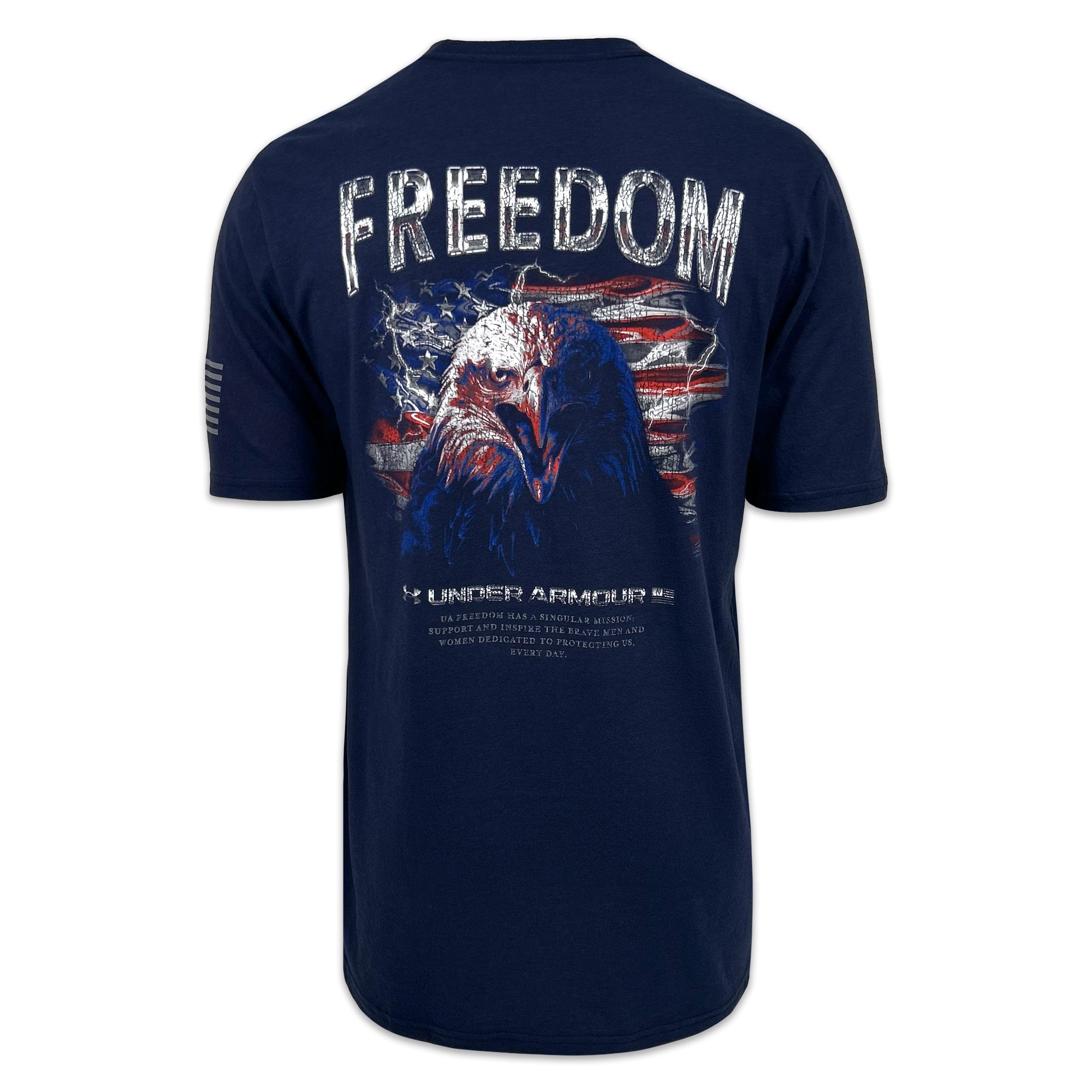 Under Armour Freedom Eagle Flag T-Shirt (Navy)