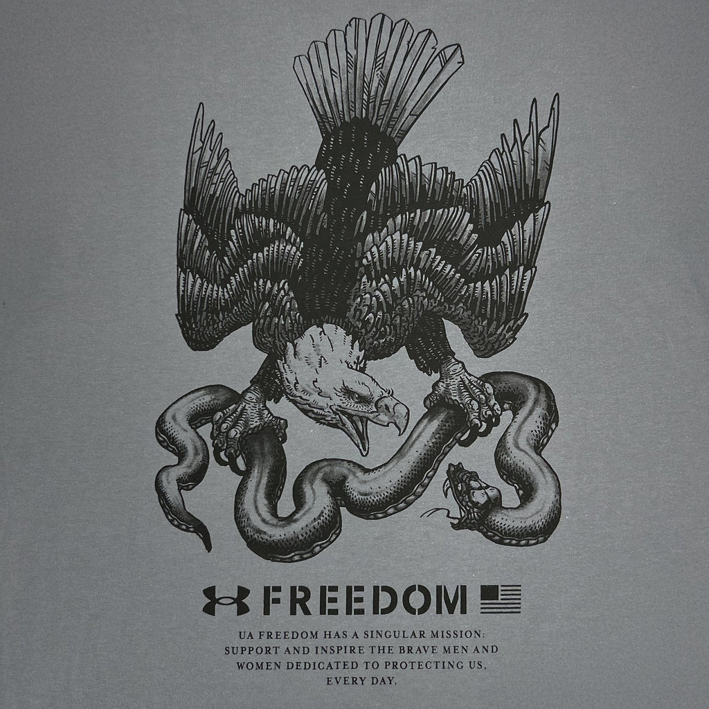 Under Armour Freedom Military T-Shirt (Dark Grey)