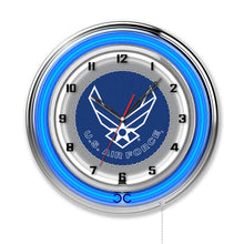 Load image into Gallery viewer, Air Force 19&quot; Double Neon Wall Clock*