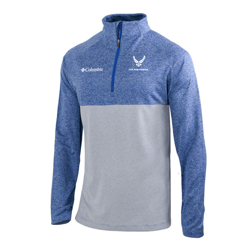 Air Force Wings Columbia Rockin' It 1/4 Zip Pullover*