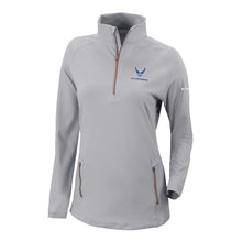 Load image into Gallery viewer, Air Force Wings Women&#39;s Columbia Outward Nine 1/4 Zip Pullover*