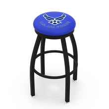 Load image into Gallery viewer, Air Force Wings Swivel Stool (Black Finish)*