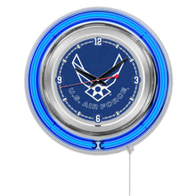 Load image into Gallery viewer, United States Air Force 15&quot; Double Neon Wall Clock*