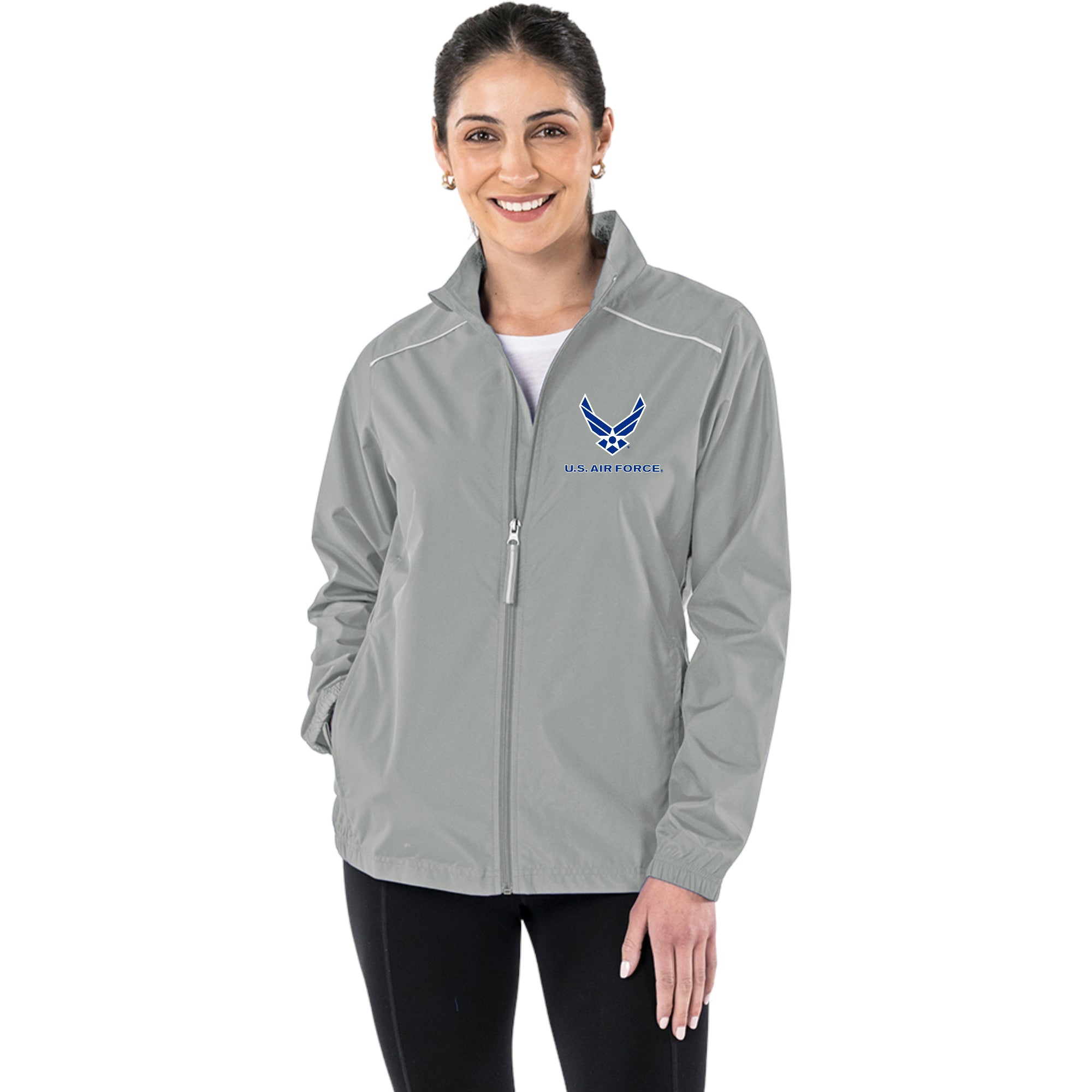 Air Force Wings Ladies Pack-N-Go Full Zip Jacket