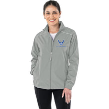 Load image into Gallery viewer, Air Force Wings Ladies Pack-N-Go Full Zip Jacket