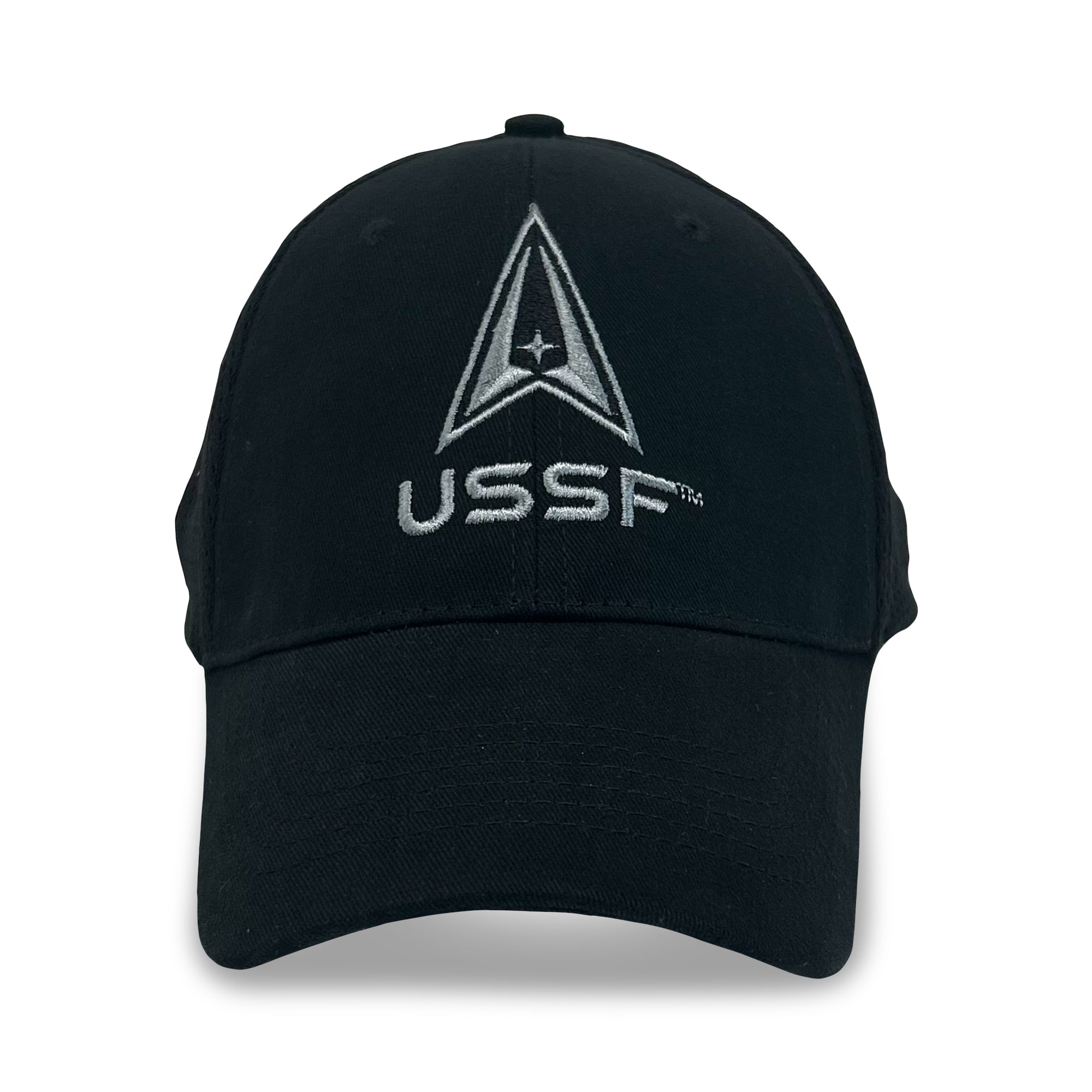 USSF Logo Mesh Back Hat (Black)