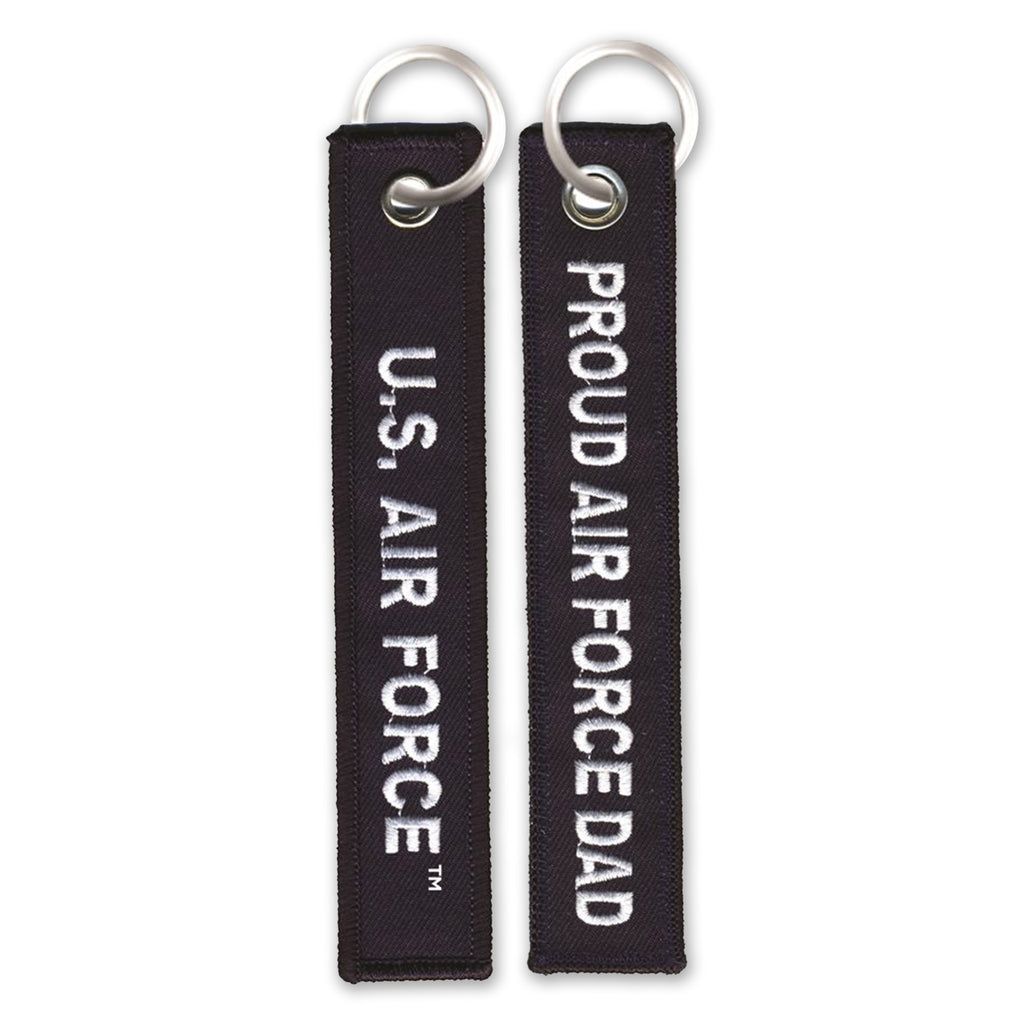 Proud Air Force Dad Key Chain