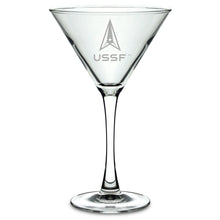 Load image into Gallery viewer, Space Force 10oz Martini Glass*