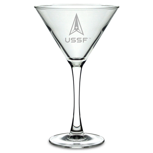 Space Force 10oz Martini Glass