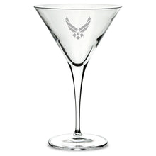 Load image into Gallery viewer, Air Force Luigi Bormioli 10oz Martini Glass*