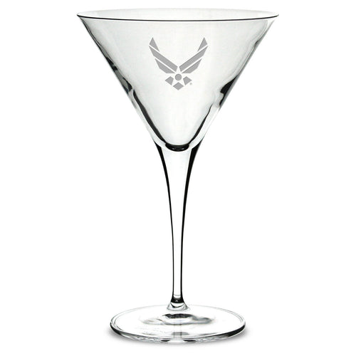 Air Force Luigi Bormioli 10oz Martini Glass*