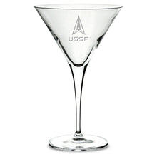 Load image into Gallery viewer, Space Force Luigi Bormioli 10oz Martini Glass