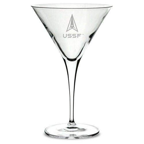 Space Force Luigi Bormioli 10oz Martini Glass