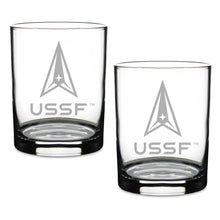 Load image into Gallery viewer, Space Force Set of 2 14oz Double Old Fashioned*