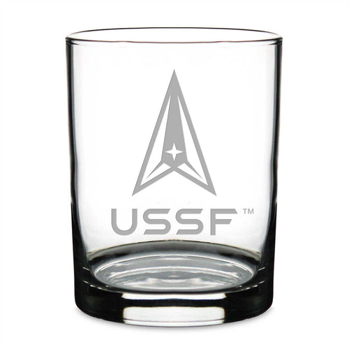 US Space Force Double Old Fashion Glass*