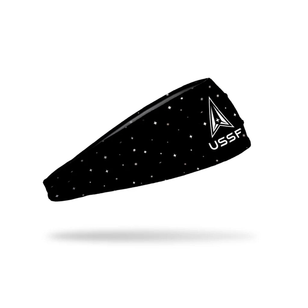 Space Force Logo Black Headband