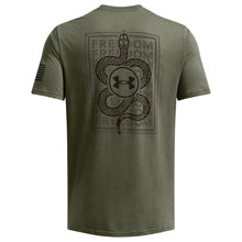 Load image into Gallery viewer, Under Armour Freedom Snake T-Shirt (OD Green)