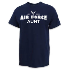 Load image into Gallery viewer, Air Force Aunt T-Shirt (Navy)