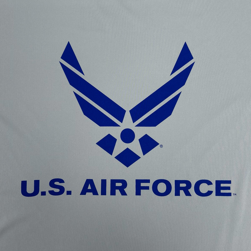 Air Force Wings Logo Performance T-Shirt (Silver)