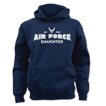 Load image into Gallery viewer, Air Force Daughter Youth Hood (Navy)