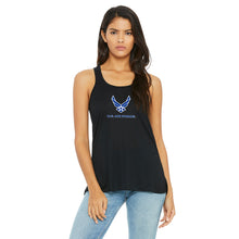 Load image into Gallery viewer, Air Force Ladies Wings Racerback