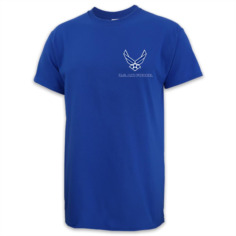 Air Force Wings Tall T-Shirt (Royal)