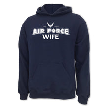 Load image into Gallery viewer, Air Force Wife Hood (Navy)