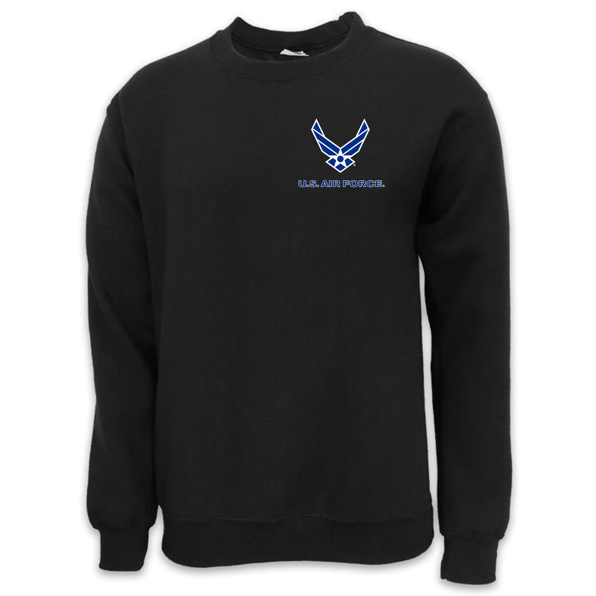 Air Force Wings Left Chest Logo Crewneck