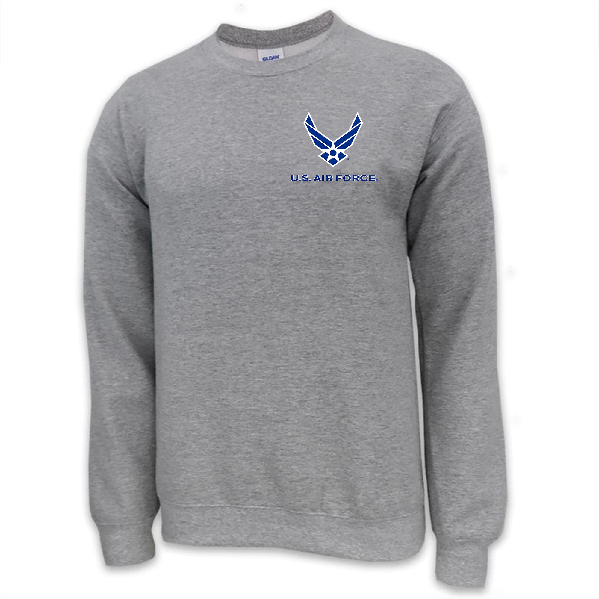 Air Force Wings Left Chest Logo Crewneck