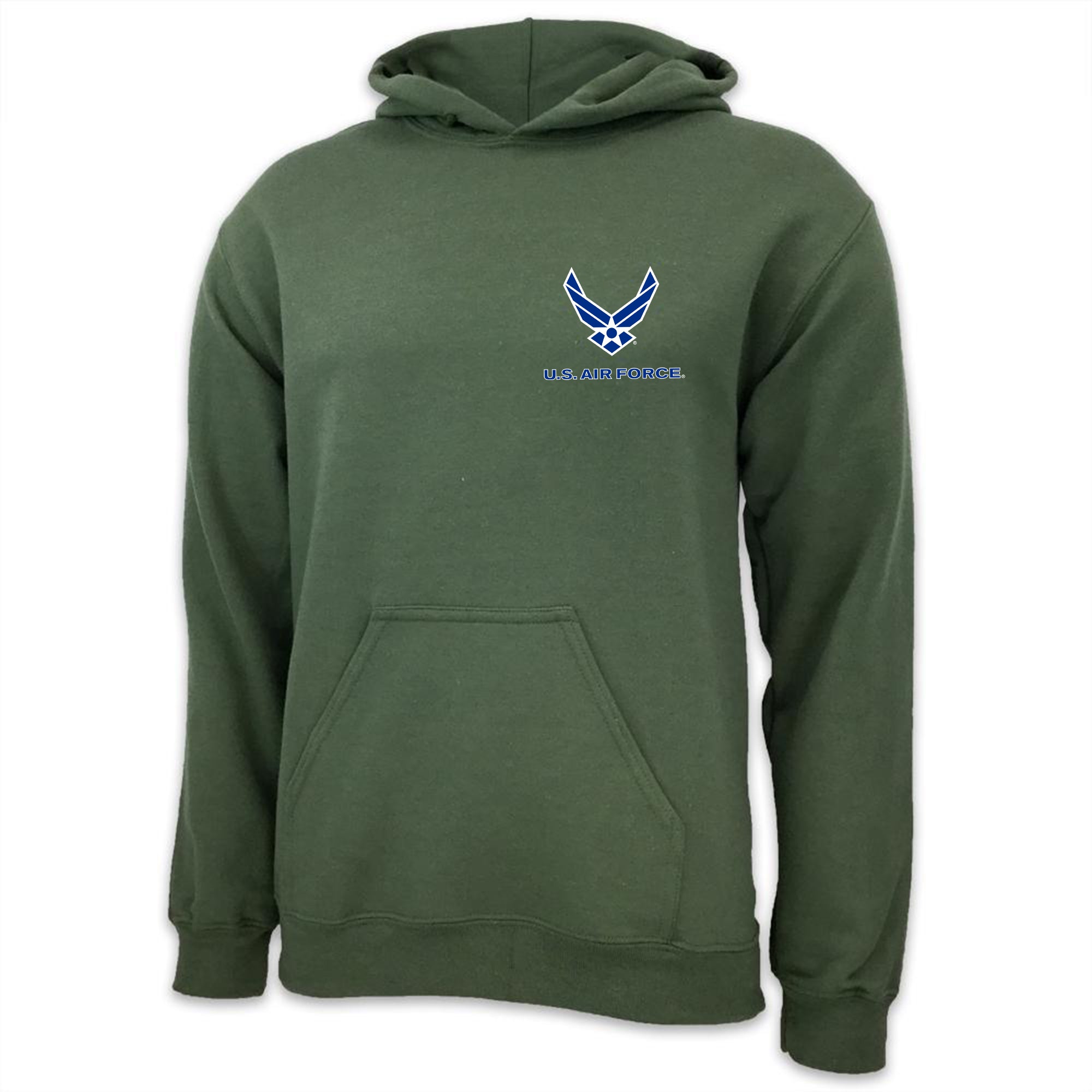 Air Force Wings Left Chest Logo Hood