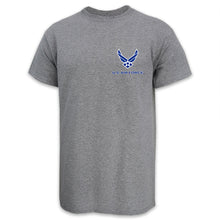 Load image into Gallery viewer, Air Force Wings Left Chest Logo T-Shirt