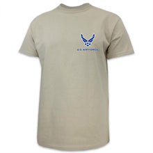 Load image into Gallery viewer, Air Force Wings Left Chest Logo T-Shirt