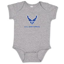 Load image into Gallery viewer, Air Force Wings Logo Infant Romper