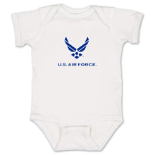 Load image into Gallery viewer, Air Force Wings Logo Infant Romper