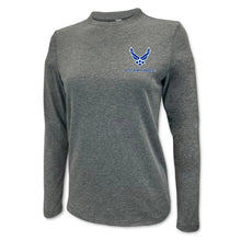 Load image into Gallery viewer, Air Force Wings Ladies Left Chest Long Sleeve