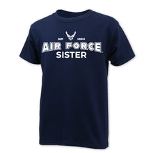 Load image into Gallery viewer, Air Force Youth Sister T-Shirt (Navy)