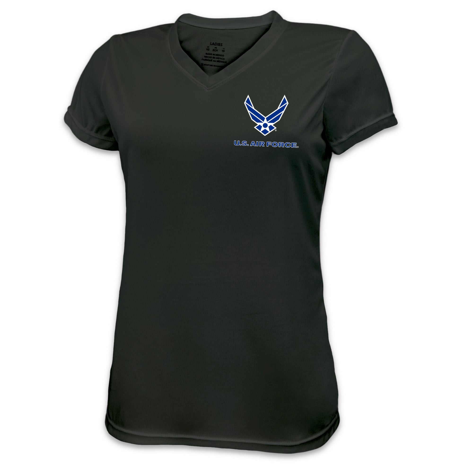 Air Force Ladies Wings Left Chest Performance T-Shirt