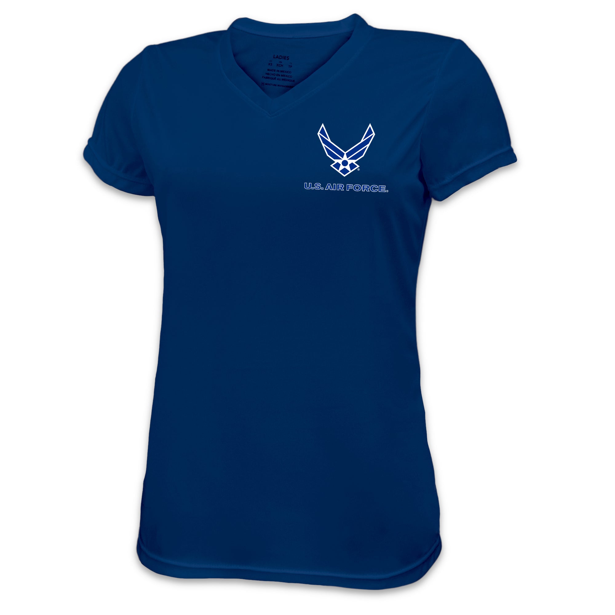 Air Force Ladies Wings Left Chest Performance T-Shirt