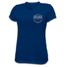Load image into Gallery viewer, Air Force Ladies Veteran Performance T-Shirt