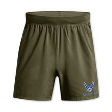 Load image into Gallery viewer, Air Force Wings Men&#39;s Under Armour Tactical Academy 5&quot; Shorts