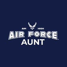 Load image into Gallery viewer, Air Force Aunt T-Shirt (Navy)