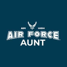 Load image into Gallery viewer, Air Force Aunt Ladies Crewneck (Blue)