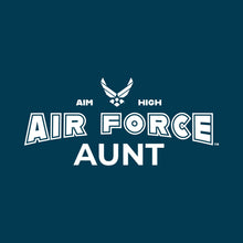 Load image into Gallery viewer, Air Force Champion Aunt Ladies Crewneck (Blue)